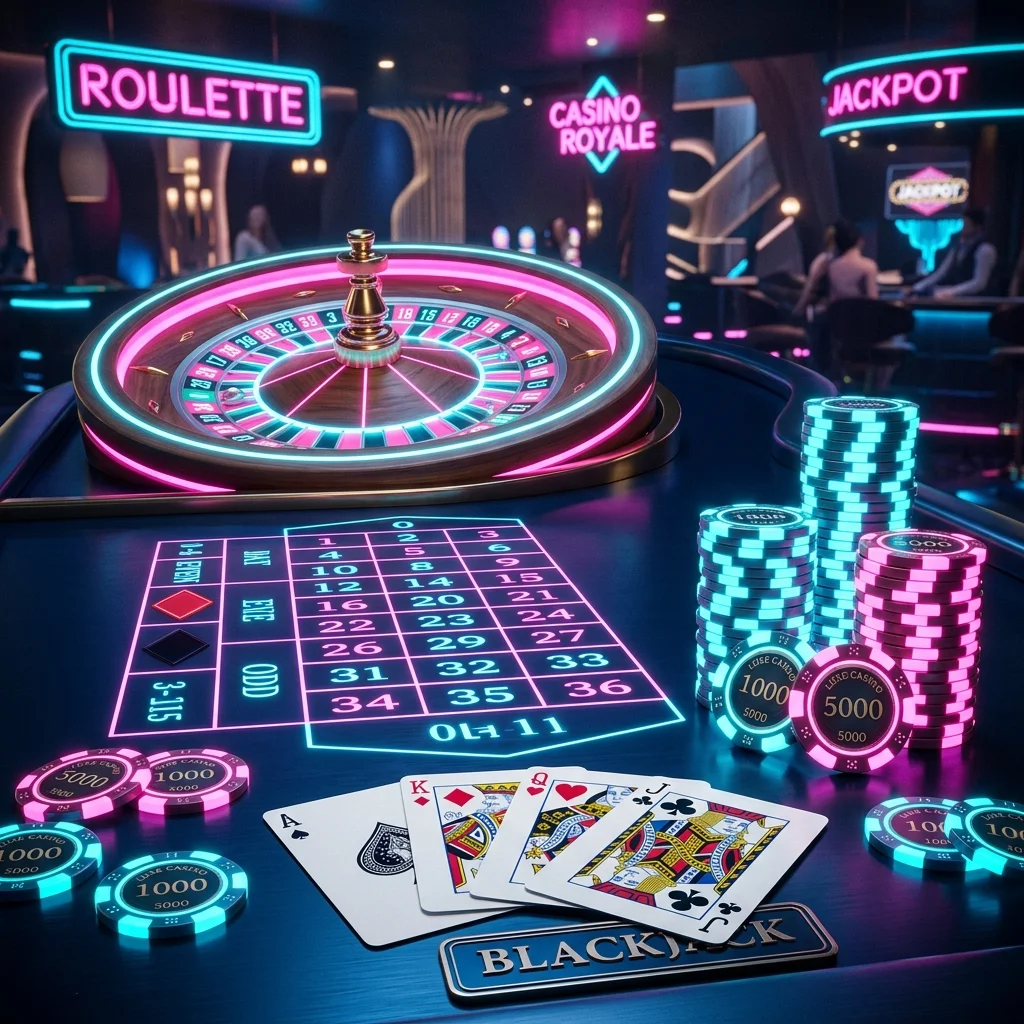 Visual representativo dos tipos de jogos de cassino seguros