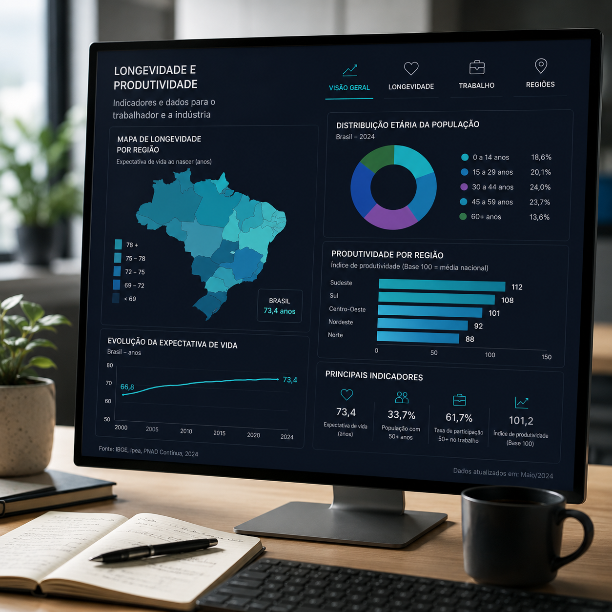 Portal Longevidade e Produtividade do Centro de Inovação Sesi